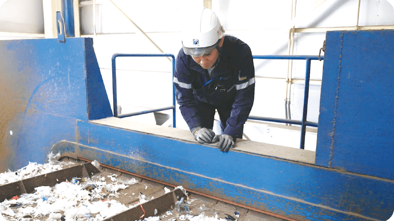 廃棄物処理スタッフの仕事