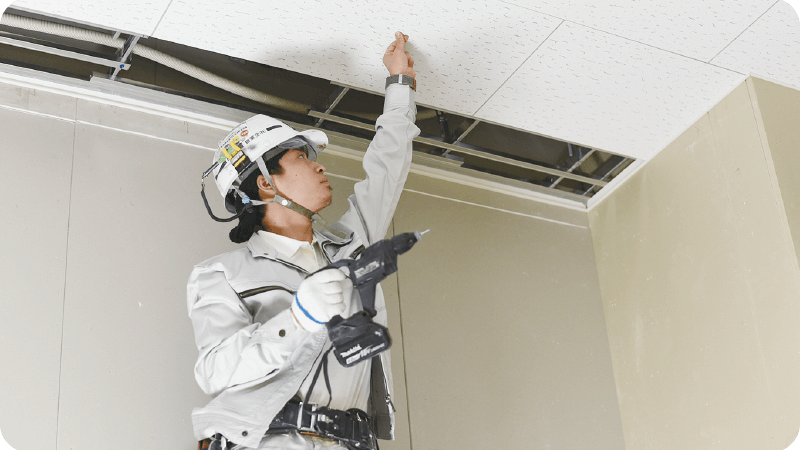 内装職人の仕事